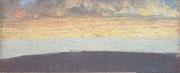 Arthur streeton Sunrise oil painting on canvas